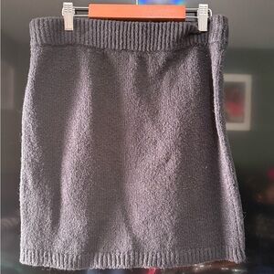 Black Knit Women's Skirt